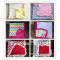 super soft /comfortable minky dimple dot/cotton baby blanket